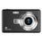 Q12 2.4 Inch HD Digital Camera 4K Video Recording CCD Sensor with 64GB Memory and Card Reader - Black - 1