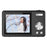 Q12 2.4 Inch HD Digital Camera 4K Video Recording CCD Sensor with 64GB Memory and Card Reader - Black - 2