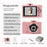 H8S 2.8 Inch IPS Screen Digital Camera HD Dual Lens Video Recording CCD Camera without TF Card - Pink - 2