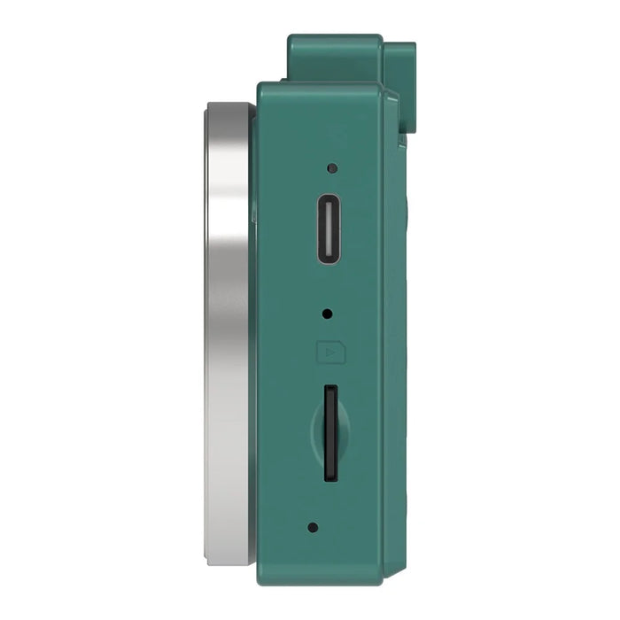 H18 2.8 Inch IPS HD Digital Camera Dual Lens Entry Level CCD Camera with 32G Memory Card + Card Reader - Green - 3