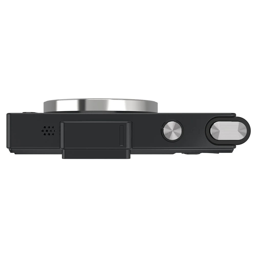 H18 2.8 Inch IPS HD Digital Camera Dual Lens Entry Level CCD Camera with Built-In Flash - Black - 4