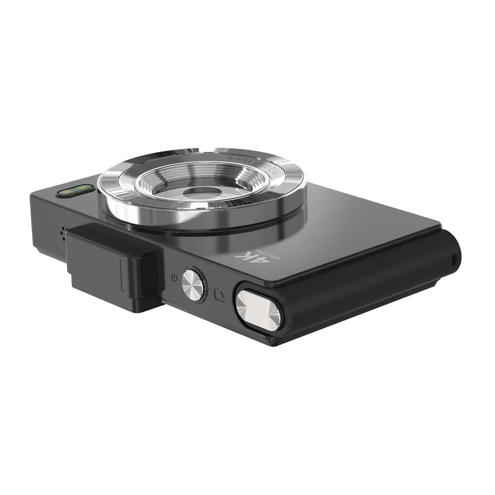 H18 2.8 Inch IPS HD Digital Camera Dual Lens Entry Level CCD Camera with Built-In Flash - Black - 6