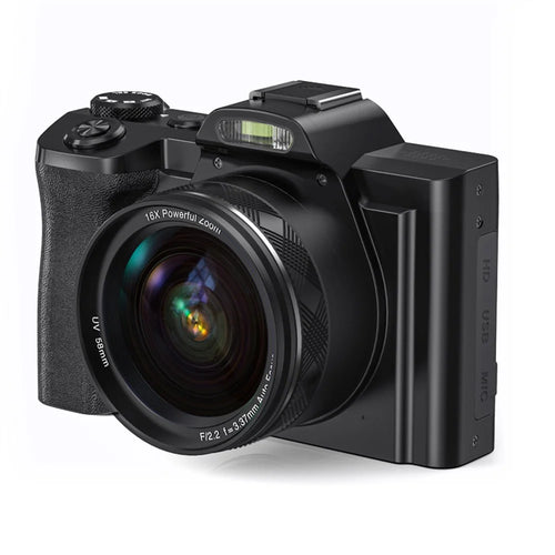 DC-201S 3.5 Inch IPS Screen 5K Digital Camera 6 Axis Anti Shaking Camcorder 16x Digital Zoom Video Recorder - EU Plug - 1