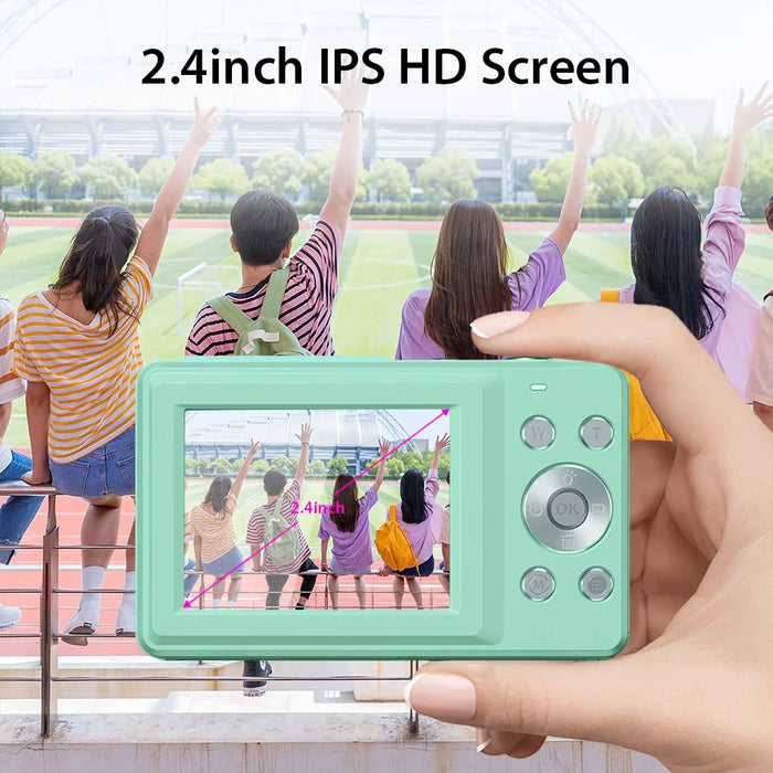 DC403 44MP 1080P HD Digital Camera Kids Professional Photography Camera - Green - 2