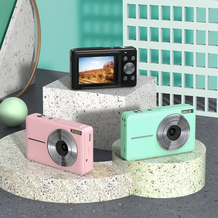DC403 44MP 1080P HD Digital Camera Kids Professional Photography Camera - Green - 7