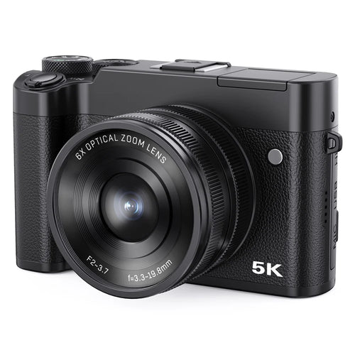 DC205X 5K 64MP Digital Camera for Photography 6X Optical Zoom WiFi Camcorder with Dual Lens - EU Plug - 1