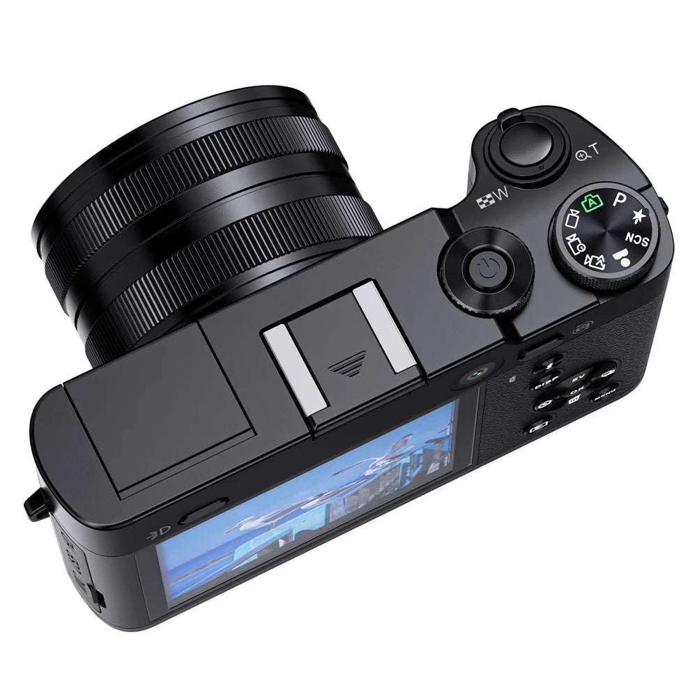 DC205X 5K 64MP Digital Camera for Photography 6X Optical Zoom WiFi Camcorder with Dual Lens - EU Plug - 3