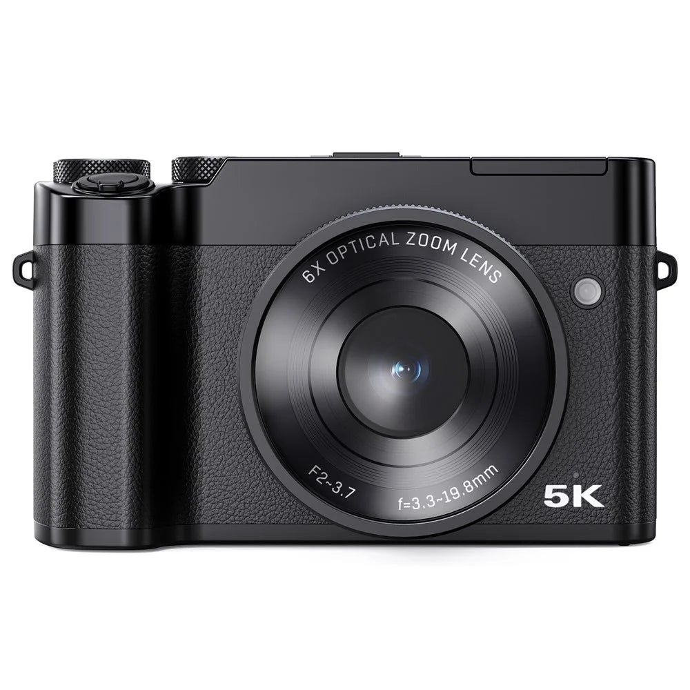 DC205X 5K 64MP Digital Camera for Photography 6X Optical Zoom WiFi Camcorder with Dual Lens - EU Plug - 4
