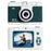 M16 2.4 Inch Screen HD Dual Lens Digital Camera 16X Zoom Retro CCD Camcorder with LED Flash - Green - 1