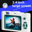 M16 2.4 Inch Screen HD Dual Lens Digital Camera 16X Zoom Retro CCD Camcorder with LED Flash - Green - 2