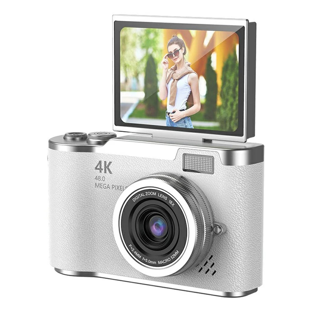 LK007 2.4 Inch Flip Screen High Definition Digital Camera 8X Zoom CCD Camcorder with 32G Memory Card + Card Reader - 1
