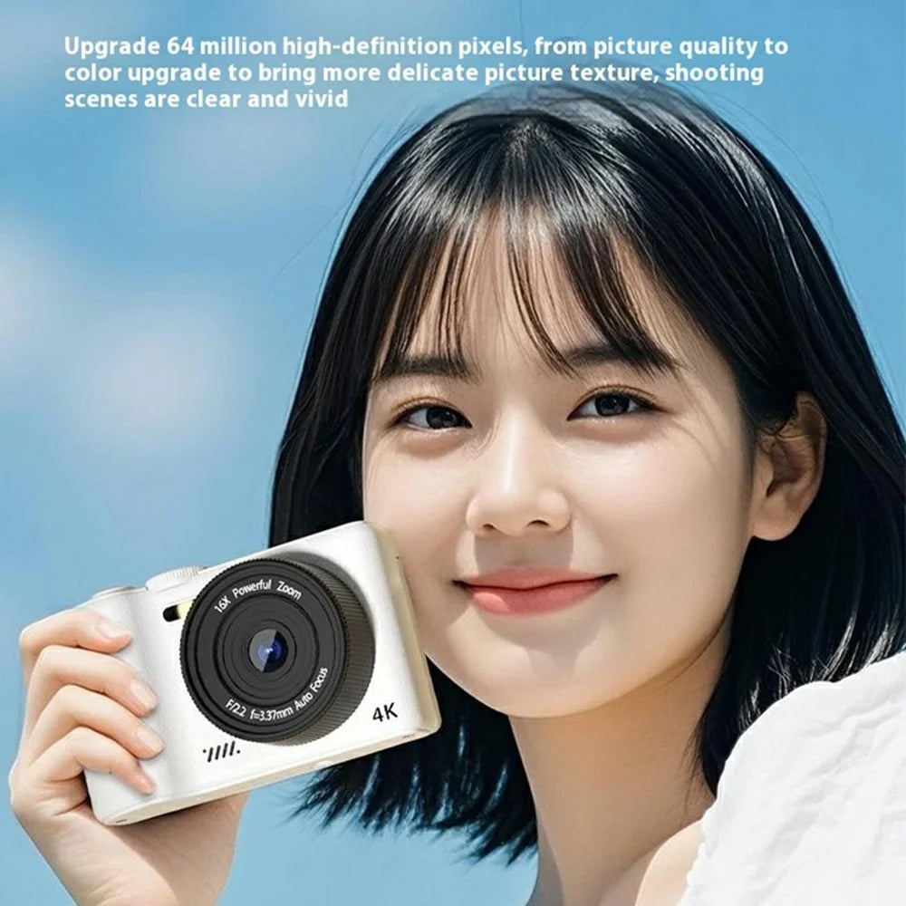 H8 3 Inch Flip Screen 48MP CCD Digital Camera 16X Digital Zoom 4K Video Recorder with LED Flash - 3