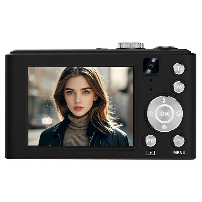 Q21 2.8 Inch IPS HD Screen Dual Lens CCD Digital Camera 16X Digital Zoom Video Recorder - Black  /  Silver - 2
