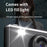 Y25 2.4 Inch HD IPS Screen Dual Lens Digital Camera Video Recording CCD with 32G Memory Card + Card Reader - Black - 6