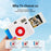 POPOTO Mini Instant Print Camera Manual Exposure Fixed Focus Retro Digital Camera (Without Photo Paper) - White - 3