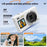 S150PRO Dual Screen Portable Digital Camera High Resolution CCD Selfie Camera, with 64G TF Card + Card Reader - White - 6