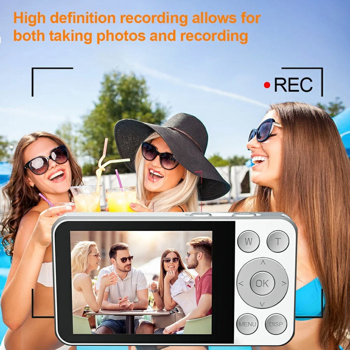 A56 Digital CCD Camera 2000W Pixel 2.8 Inch IPS Screen Photography Camera with 32GB Card - 3