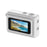 DC23 Mini Digital Camera 0.96 Inch Screen CCD HD Video Recorder for Students, with 32GB Memory Card + Card Reader - White - 7
