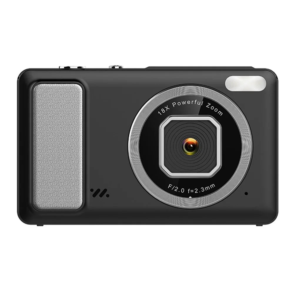 DC15 2.4 Inch 4K HD Portable Digital Camera 18X Digital Zoom 64MP Pocket CCD with LED Flash - 1