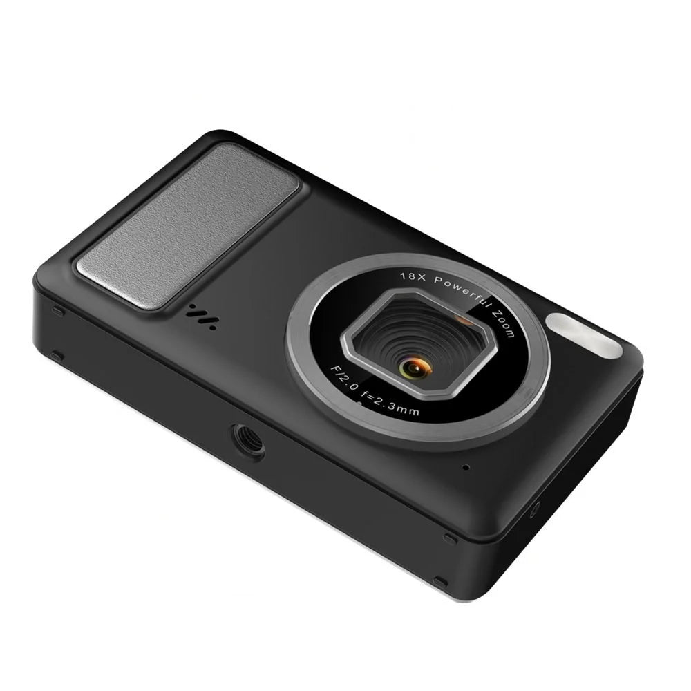 DC15 2.4 Inch 4K HD Portable Digital Camera 18X Digital Zoom 64MP Pocket CCD with LED Flash - 2