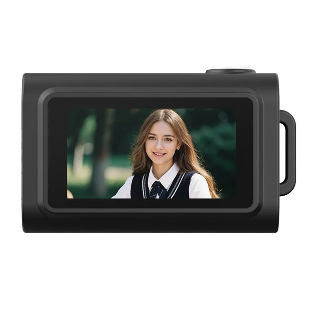 H08 0.96 Inch Full Color Screen Mini HD Digital Camera with LED Fill Light 4K Video Recorder, with 32GB Card - 2