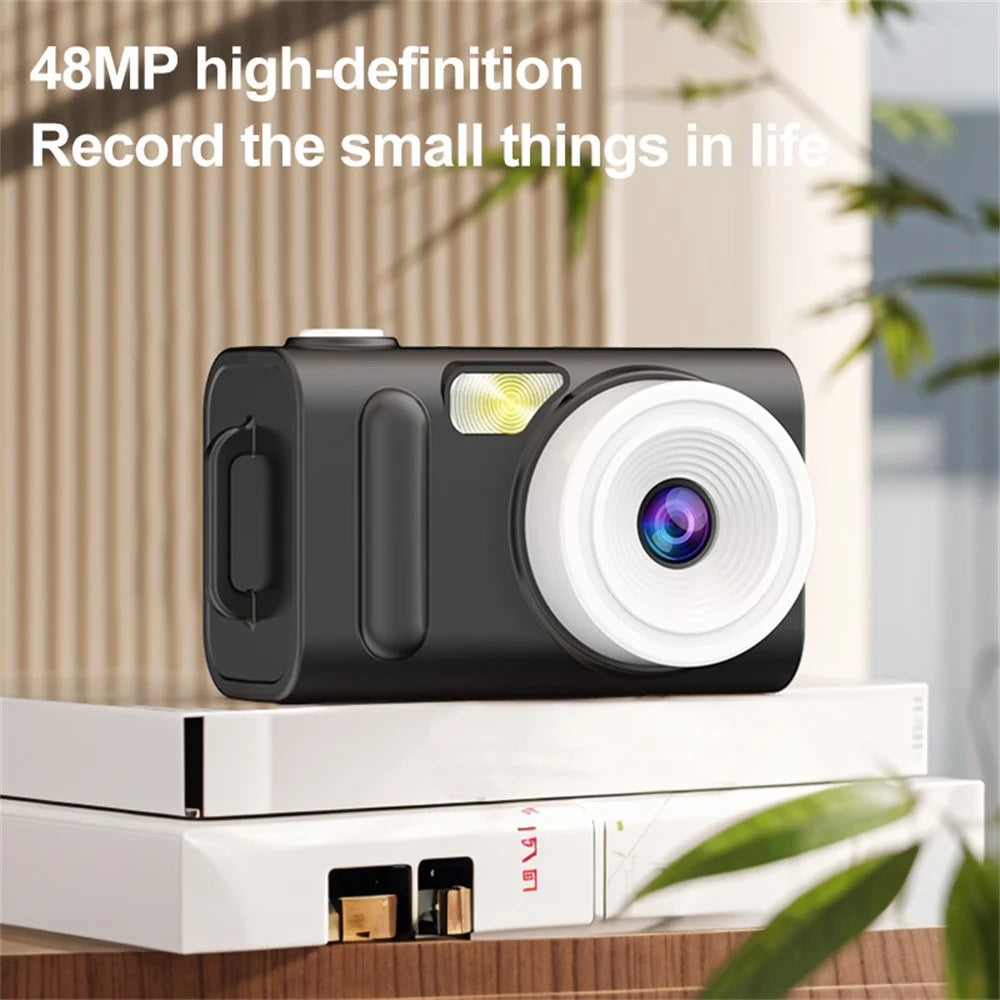 H08 0.96 Inch Full Color Screen Mini HD Digital Camera with LED Fill Light 4K Video Recorder, with 32GB Card - 6
