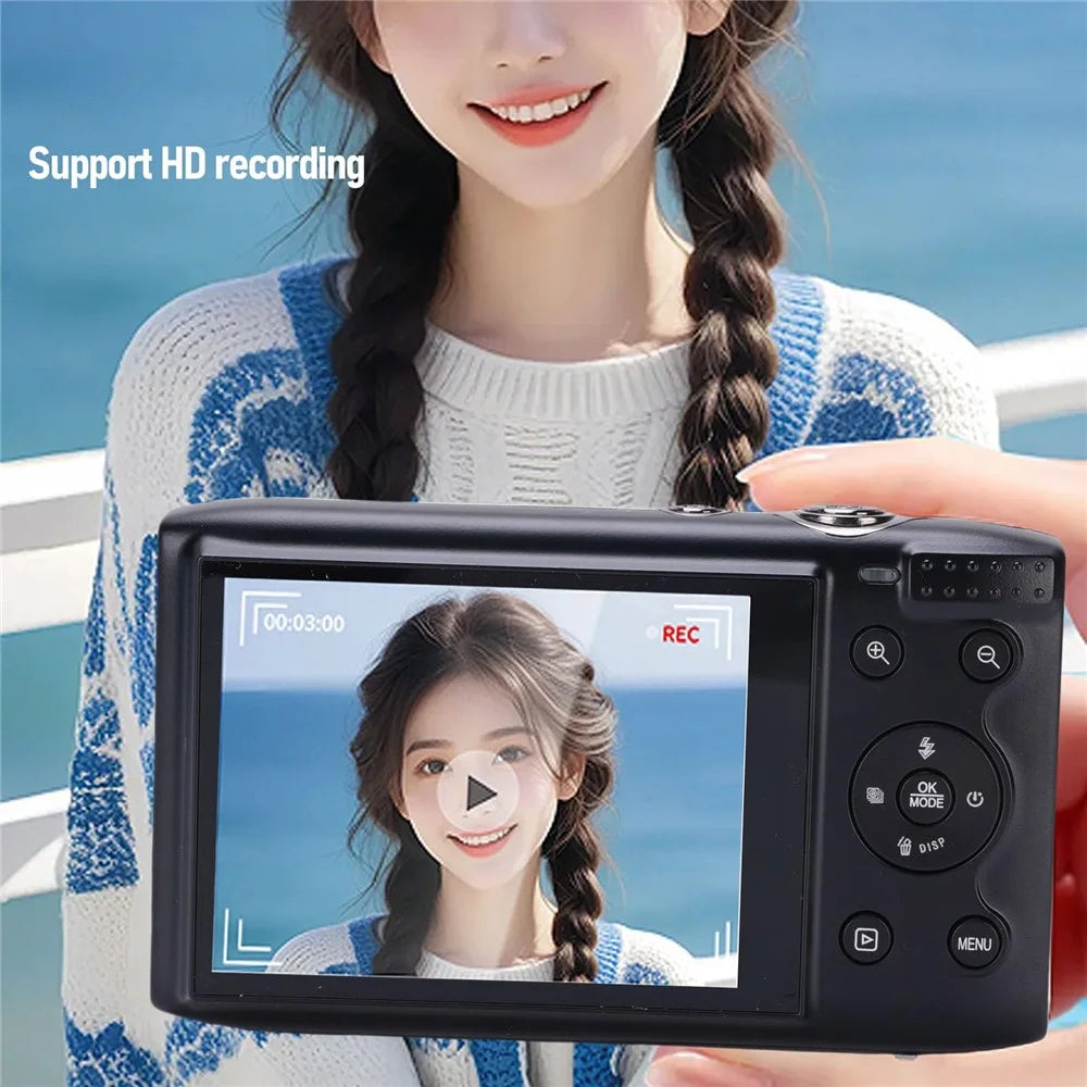 S95 Pro 5K Digital Camera 16x Zoom WiFi 72MP 2.8 Inch LCD Screen Vlogging Photography Camera - Black - 3