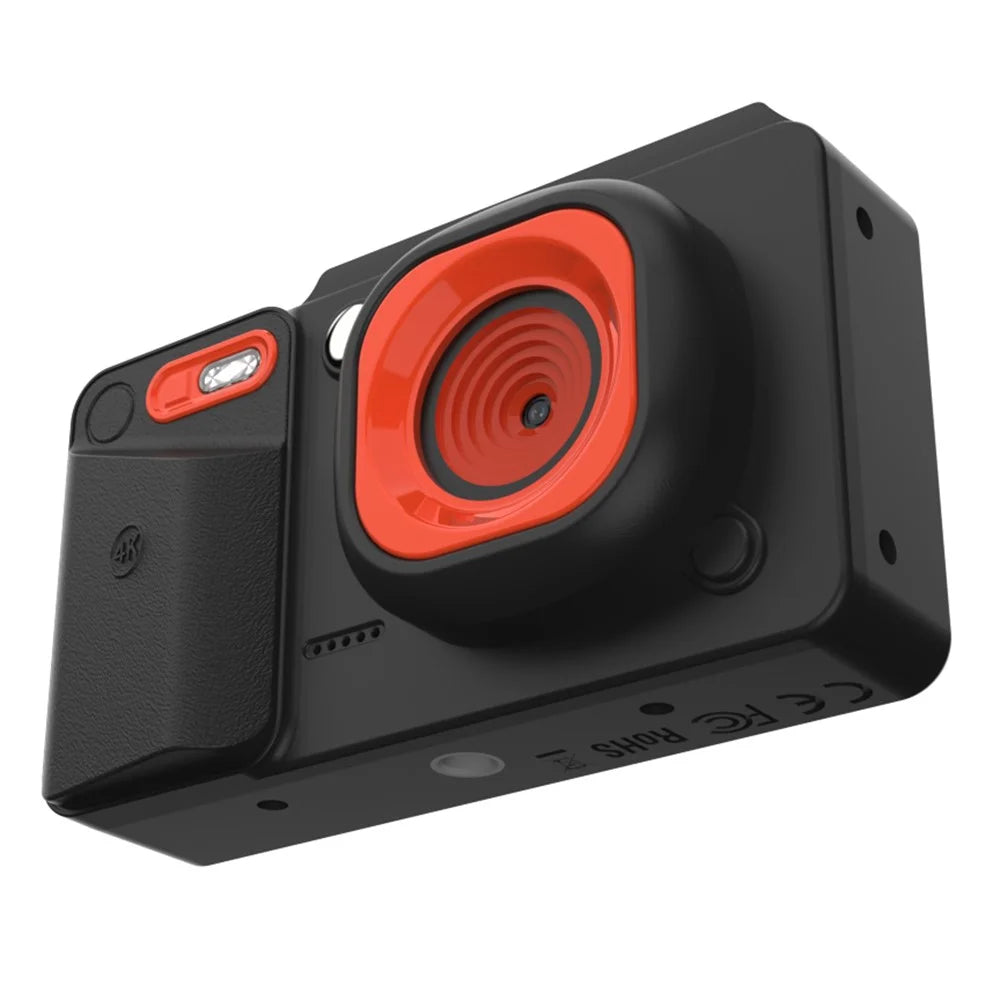 A8 2.8 Inch Portable Digital Camera 16X Zoom 4K Ultra HD Video Recording CCD with LED Flash - Black - 2