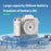 LK-011 1.54 Inch Mini Digital Camera for Students Portable Retro HD Video Recording CCD - White - 5