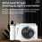 Y01 2.4 Inch IPS Screen Retro Digital Camera CCD 16X Digital Zoom HD Dual Lens Video Recorder - White - 6