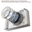 Y01 2.4 Inch IPS Screen Retro Digital Camera CCD 16X Digital Zoom HD Dual Lens Video Recorder - White - 7