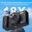 H01 2.8 Inch Flip Screen Digital Camera 18X Zoom HD Video Recording CCD Camera with 32G Memory Card + Card Reader - Black - 6