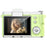 LK-013 2.4 Inch HD Flip Screen Students Digital Camera CCD Video Recording Entry Level Camera - Green - 2