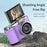 LK-013 2.4 Inch HD Flip Screen Students Digital Camera CCD Video Recording Entry Level Camera - Green - 7