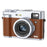 DC203 Kids 5K Camera 48MP Digital Camera 16X Digital Zoom Dual Camera for Teens - Brown / EU Plug - 1