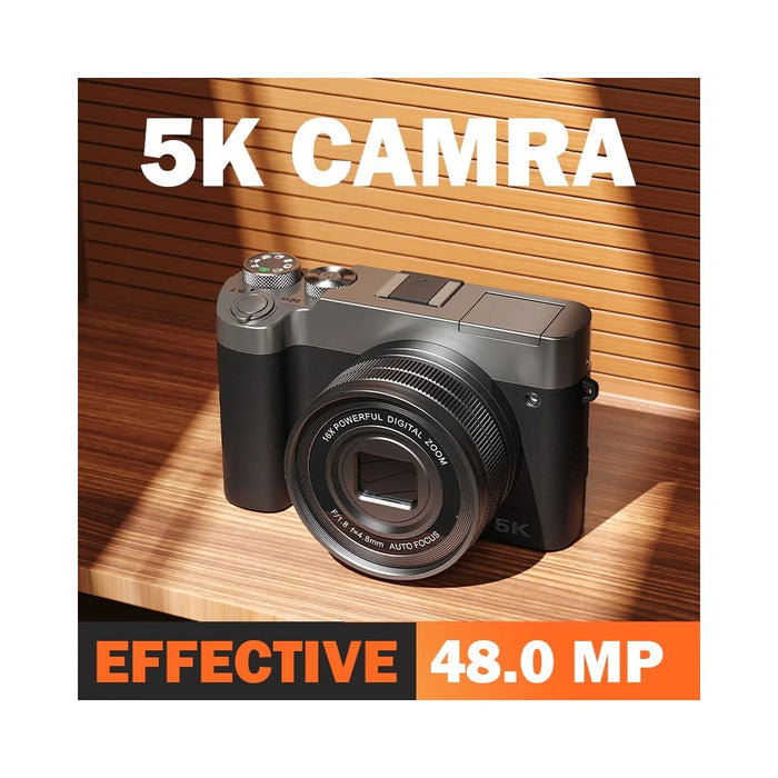 DC208N Students Digital Camera 48MP CMOS Sensor Selfie Camera with 32GB Memory Card - 2
