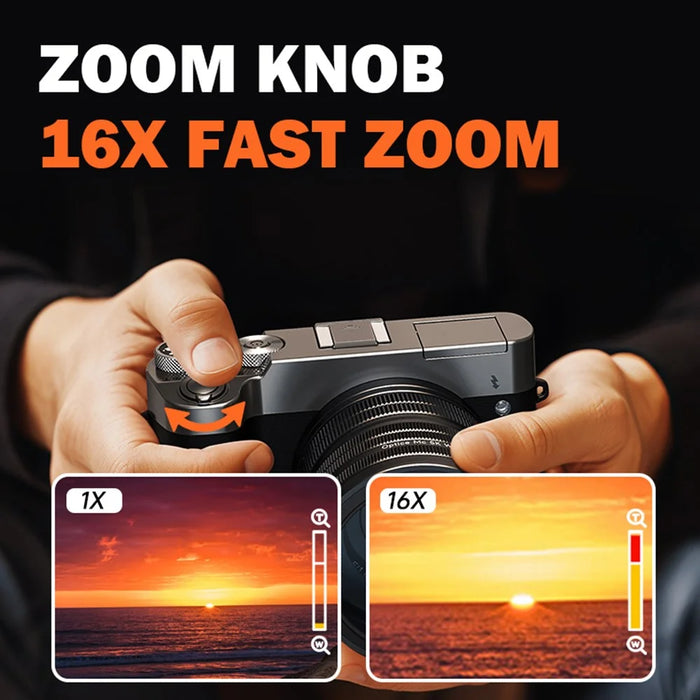 DC208N Students Digital Camera 48MP CMOS Sensor Selfie Camera with 32GB Memory Card - 7