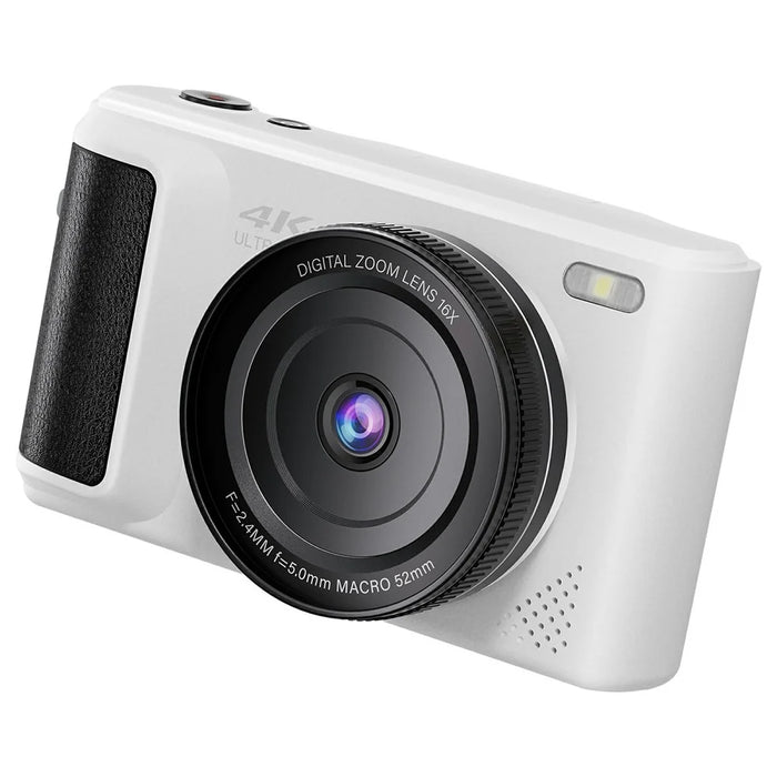 M3 Digital Camera 2.8 Inch HD Flip Screen Auto Focus 16x Digital Zoom 4K Video Recorder - White - 1