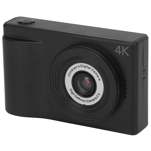 Y1 2.4 Inch Portable Digital Camera Dual HD Lens 4X Digital Zoom Auto Focus 4K Video Recorder - Black - 1