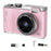 LK-003 2.4 Inch IPS Screen Portable Digital Camera Dual Lens CCD HD Video Recorder Built In Games - Pink - 1