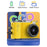 LK-003 2.4 Inch IPS Screen Portable Digital Camera Dual Lens CCD HD Video Recorder Built In Games - Pink - 4
