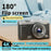 M25 3.0 Inch Flip Screen 4K 64MP Portable Digital Camera HD Video Recording CCD, with 32GB Card + Card Reader - 3