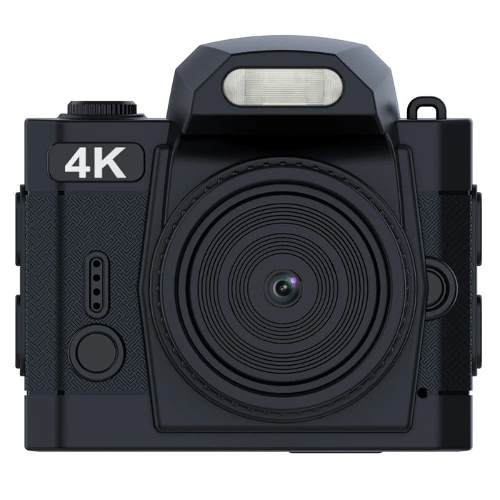 HJD-01 Mini Digital Camera Travel 4K 64MP Pocket Camcorder with 32G TF Card + Card Reader - Black - 2