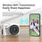 W1 3.0 Inch Flip Screen 18X Digital Zoom Digital Camera 5K Video Recorder with LED Flash, with 32GB Card + Card Reader - Black - 5