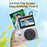 W1 3.0 Inch Flip Screen 18X Digital Zoom Digital Camera 5K Video Recorder with LED Flash, with 32GB Card + Card Reader - Black - 6