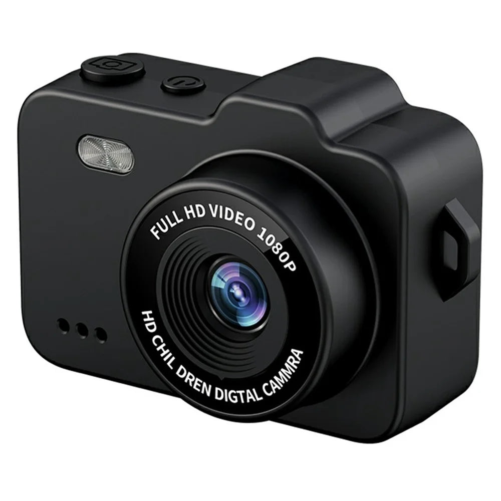 M8 Thumb Camera 0.96 Inch Screen LED Flash Night Vision Portable Mini HD Photo Video Recorder - Black - 1