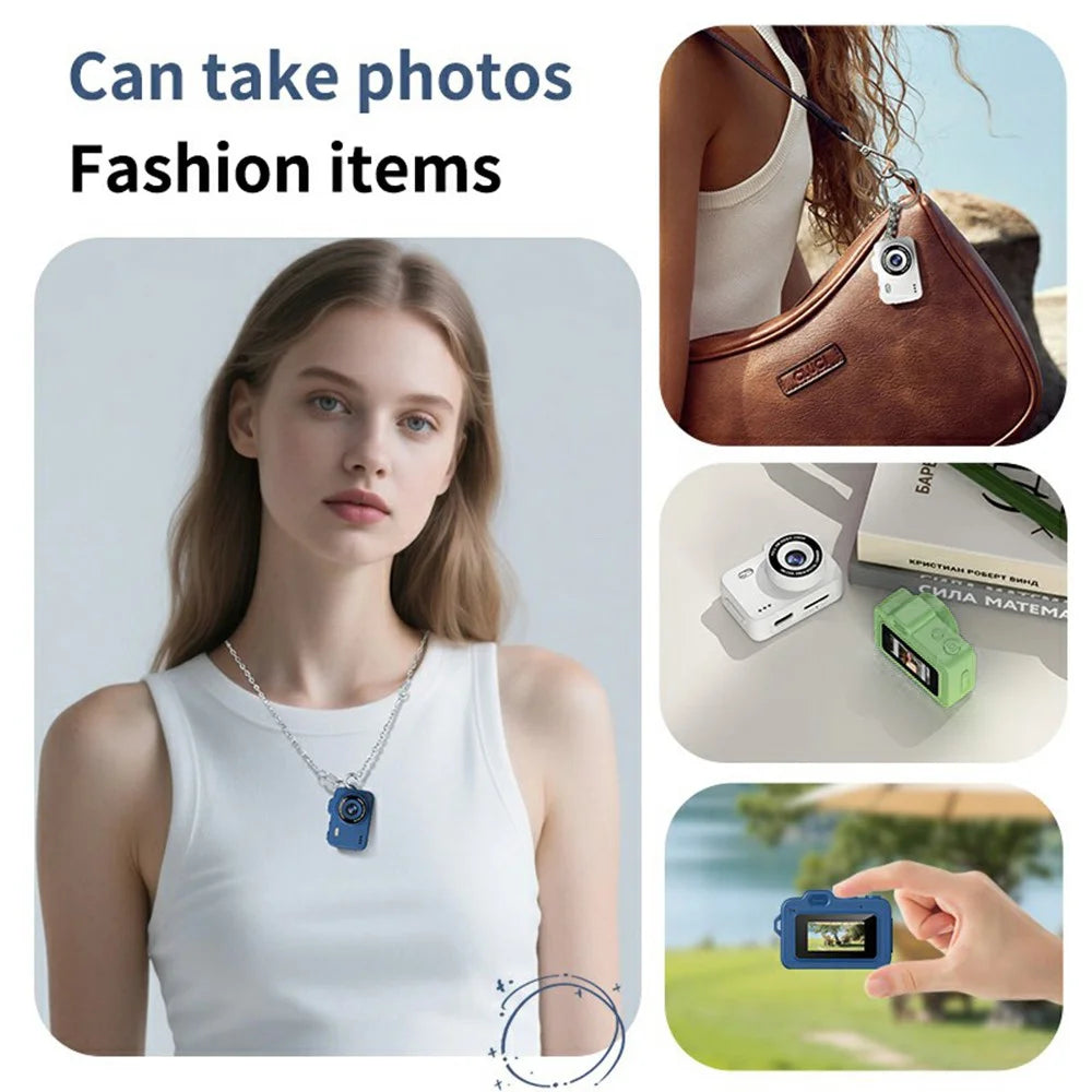 M8 Thumb Camera 0.96 Inch Screen LED Flash Night Vision Portable Mini HD Photo Video Recorder - Black - 4