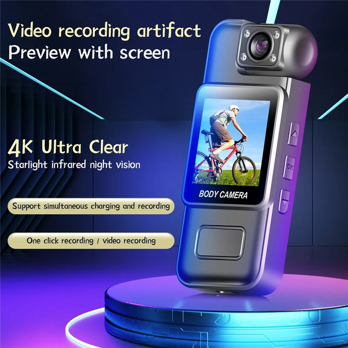 ZC-M11 Portable Action Camera HD Video Recorder with Screen / Rotatable Lens for Outdoor Sports - 3