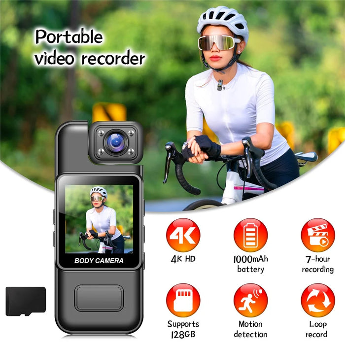 ZC-M11 Portable Action Camera HD Video Recorder with Screen / Rotatable Lens for Outdoor Sports - 5