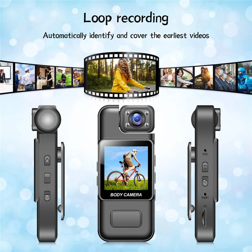 ZC-M11 Portable Action Camera WiFi HD Mini Camcorder with Screen / Rotatable Lens for Outdoor Sports - 4
